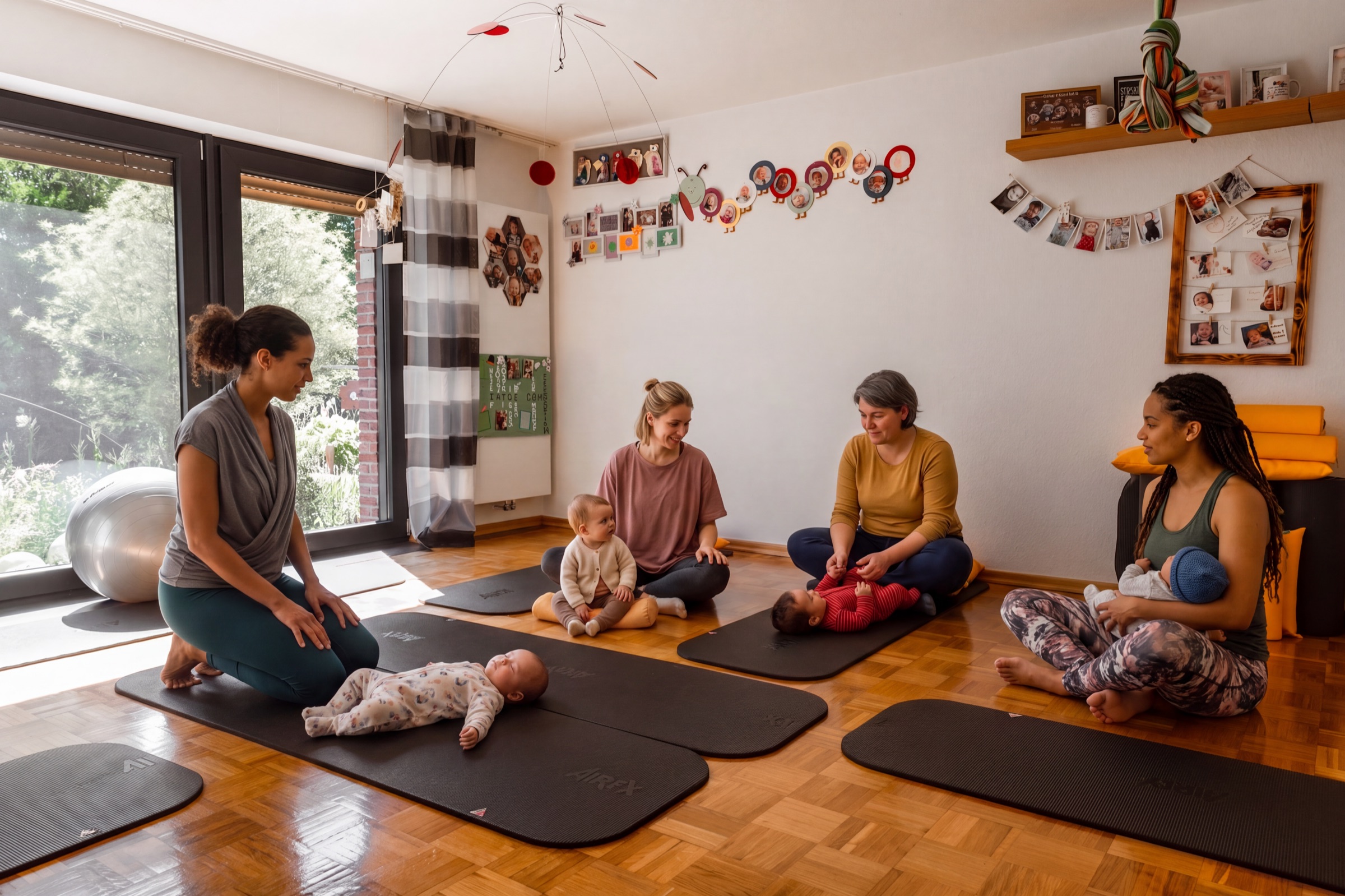 Rückbildungskurs mit Babys in meinen Räumen